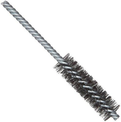 Weiler WEI21111 Power Tube Brush, Steel, Round Shank, Double Stem, Double Spiral, 3/4" Diameter, 0.0104" Wire Diameter, 1/4" Shank, 2000 rpm (Pack of 1) Weiler WEI21111 Power Tube Brush, Steel, Round Shank, Double Stem, Double Spiral, 3/4" Diameter, 0.0104" Wire Diameter, 1/4" Shank, 2000 rpm (Pack of 1)