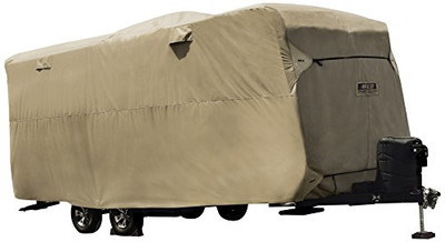 ADCO PRODUCTS INC 74840 ADCO by Covercraft Storage Lot Cover for Travel Trailer RV, Fits 18'1"-20', Tan ADCO PRODUCTS INC 74840 ADCO by Covercraft Storage Lot Cover for Travel Trailer RV, Fits 18'1"-20', Tan