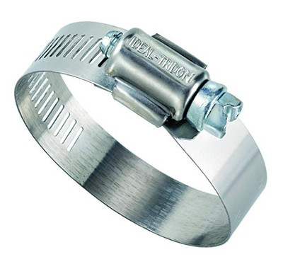 IDEAL DIVISN 5056051 Ideal-Tridon Hy-Gear 50 Series Stainless Steel 201/301 Worm Gear Hose Clamp, General Purpose, 56 SAE Size, Fits 3 - 3-1/2" Hose ID, 76 mm - 101 mm Hose OD Range (Pack of 10) IDEAL DIVISN 5056051 Ideal-Tridon Hy-Gear 50 Series Stainless Steel 201/301 Worm Gear Hose Clamp, General Purpose, 56 SAE Size, Fits 3 - 3-1/2" Hose ID, 76 mm - 101 mm Hose OD Range (Pack of 10)
