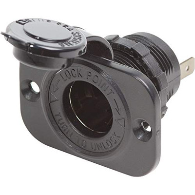 BLUE SEA 1011BSS 12V DC DASH SOCKET BLUE SEA 1011BSS 12V DC DASH SOCKET