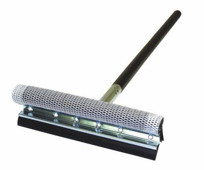 Carrand CRD9057 9057 Deluxe 8" Metal Squeegee with 24" Black Handle Carrand CRD9057 9057 Deluxe 8" Metal Squeegee with 24" Black Handle