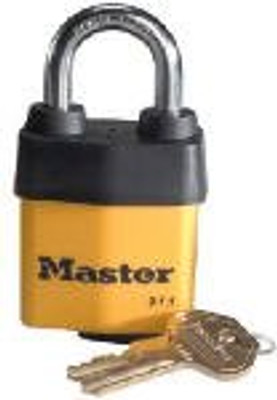 MASTERLOCK MSL911DPF MASTERLOCK Padlock, Covered Laminated Steel Lock, 2-1/8 in. Wide, MASTERLOCK MSL911DPF MASTERLOCK Padlock, Covered Laminated Steel Lock, 2-1/8 in. Wide,