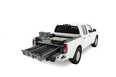 DECKED MN4 Pickup Truck Storage System - Frontier (2005-current) 6' 1" bed length Includes System Accessories DECKED MN4 Pickup Truck Storage System - Frontier (2005-current) 6' 1" bed length Includes System Accessories
