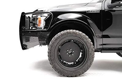 FAB FOURS FF18K45601 18-C F150 Steel Full Grill Guard W/Tow Hooks