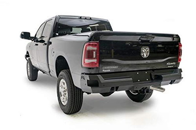 FAB FOURS DR19W44511 19-C Ram 2500 or 3500 New Body Style Premium Matte Black Bumper Rear