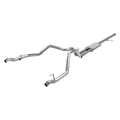 FLOWMASTER 717894 FlowFX Cat-Back Exhaust System Dual Out Rear Exit Incl. 2.5 in. Tubing/Straight Through Mufflers 409 Stainless Steel FlowFX Cat-Back Exhaust System