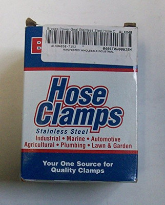 BREEZE CLAMP 62020H Breeze - Power-Seal Stainless Steel Hose Clamp, Worm-Drive, SAE Size 20, 13/16" to 1-3/4" Diameter Range, 1/2" Bandwidth (Pack of 10) BREEZE CLAMP 62020H Breeze - Power-Seal Stainless Steel Hose Clamp, Worm-Drive, SAE Size 20, 13/16" to 1-3/4" Diameter Range, 1/2" Bandwidth (Pack of 10)