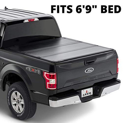 LEER 631179 HF350M | Fits 2017 + Ford Super Duty with 6.9 FT Bed | Low-Profile, Easy On/Off, Hard Tri-Fold Truck Bed Tonneau Cover
