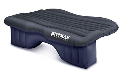 AIRBEDZ BLKPVCARMA Pittman Outdoors Backseat Heavy Duty PVC Air Mattress with Portable DC Air Pump, Mid-Size, Black AIRBEDZ BLKPVCARMA Pittman Outdoors Backseat Heavy Duty PVC Air Mattress with Portable DC Air Pump, Mid-Size, Black