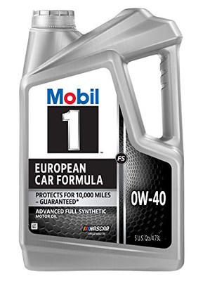 MOBIL 120760 1 FS European Car Formula Full Synthetic Motor Oil 0W-40, 5 Quart MOBIL 120760 1 FS European Car Formula Full Synthetic Motor Oil 0W-40, 5 Quart