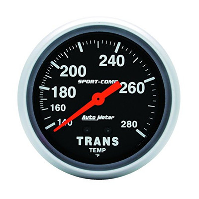 AUTO METER 3451 SPORTCMP TRANS TEMP 2 5/8 AUTO METER 3451 SPORTCMP TRANS TEMP 2 5/8