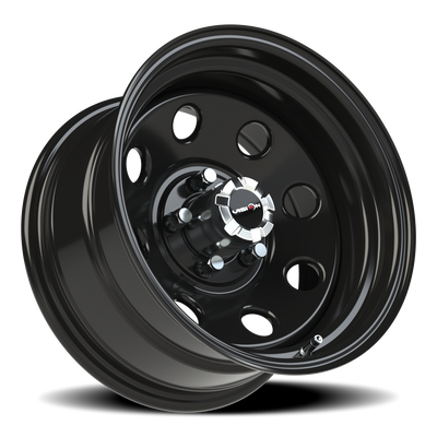 Vision Wheel 5-114.3/4.5 Black Soft8 Steel Wheel