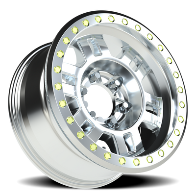 Vision Wheel 6-5.5 NCC Black/Mirror Ring Vortex Blower