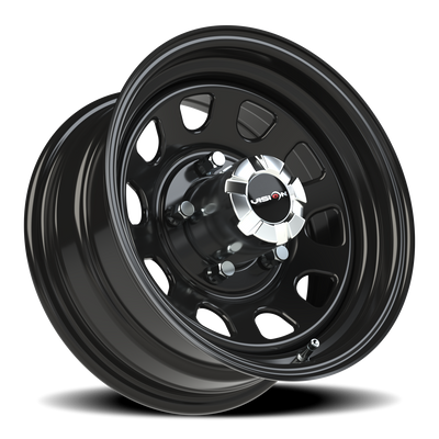 Vision Wheel 5x5.5 Black Steel Wheel Rim