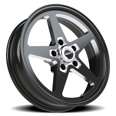 Vision Wheel 5x120mm Gloss Black Machined Star