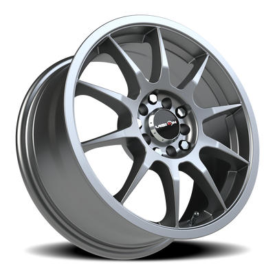 Vision Wheel 5-114.3mm Gunmetal BANE Automotive Wheel Rim