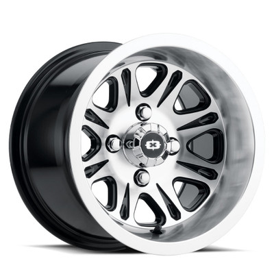 Vision Wheel 4-Lug Gloss Black Machined Finish Wheel Rim