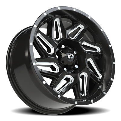 Vision Wheel 5-127 GBMS Spyder Gloss Black Machined Wheel