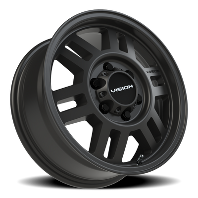 Vision Wheel 6-130HC SB VOR Overland 6-Lug Satin Black Wheel