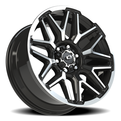 Vision Wheel 6-139.7 GBMFL Gloss Black Machined Rekluse
