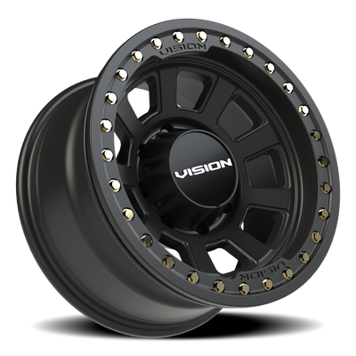 Vision Wheel 8x6.5 Satin Black with Bore Ring