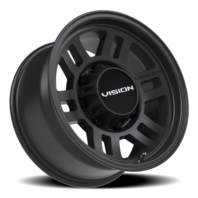 Vision Wheel 8x6.5 Satin Black VIS OVERLAND Automotive Wheel