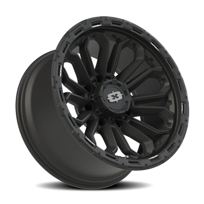 Vision Wheel 8-170 Korupt Satin Black Wheel – 8x170mm Bolt Pattern