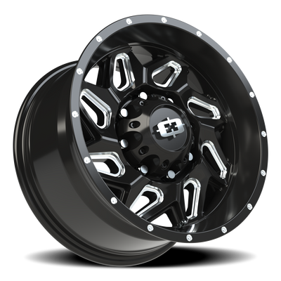 Vision Wheel 8-170 GBMS Spyder Gloss Black Machined Wheel