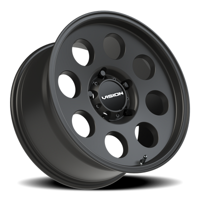 Vision Wheel 5x114.3 Satin Black Midway Aluminum Wheel