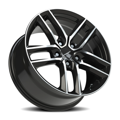 Vision Wheel 5-112 GBMF Gloss Black Machined Finish Automotive Wheel Rim