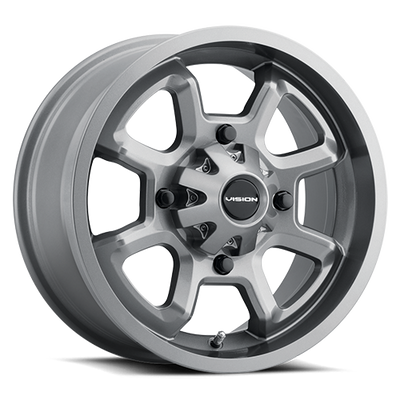Vision Wheel 4-136 4x136mm Gunmetal Automotive Wheel
