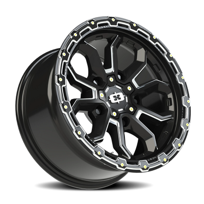 Vision Wheel 5x5.5 Gloss Black Korupt Wheel