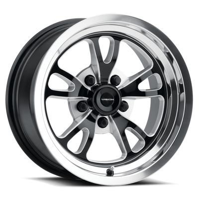 Vision Wheel 5x4.75" Polished Automotive Wheel