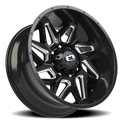Vision Wheel 8-180 GBMS Spyder Wheel – Gloss Black Machined 8-Lug