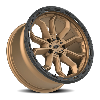 Vision Wheel KORUPT 5x4.5" Satin Black/Polished Wheel