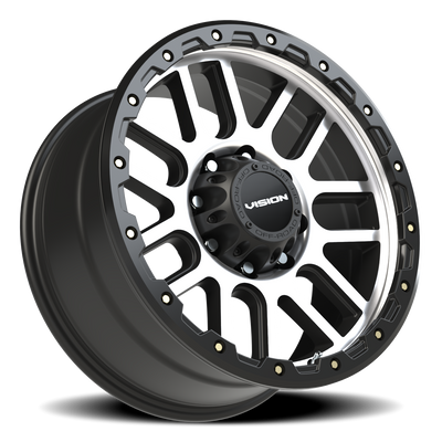 Vision Wheel 8-180 MBMF Matte Black Finish Automotive Rim