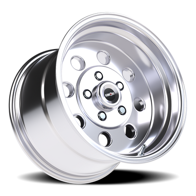 5x4.5" Polished Vision Wheel - 5-Lug Bolt Pattern Rim