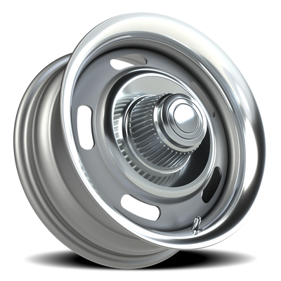 Vision Rally 5x4.75" Silver Wheel