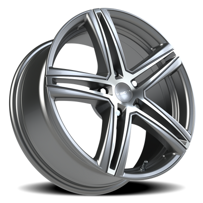 5x108mm Gloss Black Machined Vision Nitrous FWD Wheel
