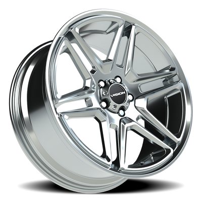 Vision Wheel 5-115 CHR Chrome Wedge Wheel