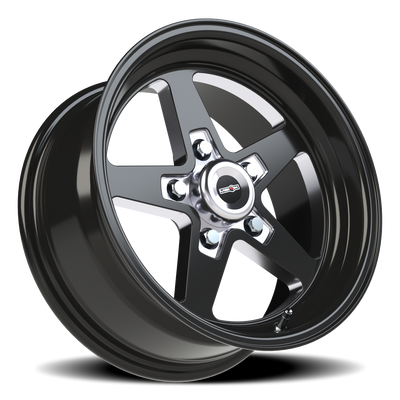 Vision Wheel 5x114.3mm Gloss Black Machined Star Wheel