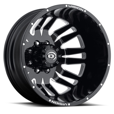 Vision Wheel 8-165.1 GBMF Gloss Black Machined Rival Wheel