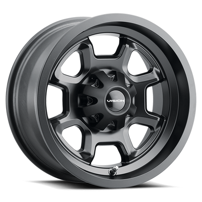 Vision Wheel 4-136 MB Matte Black Automotive Wheel Rim
