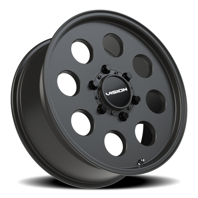 Vision Wheel Midway 5x114.3mm Satin Black Automotive Wheel