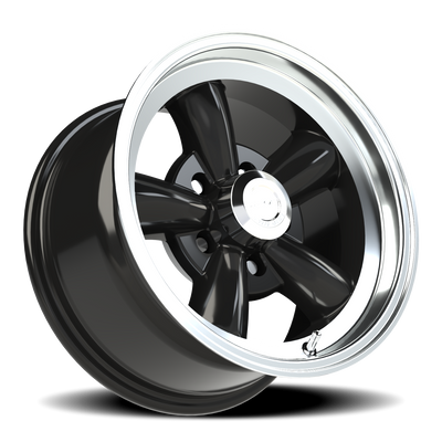 5-4.75 GBML Vision Legend 5 Wheel – Gloss Black Machined, 5x4.75" Bolt Pattern