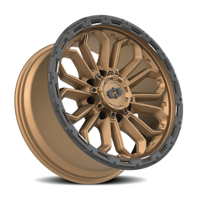 Vision Korupt 8x6.5 Wheel - Satin Black/Satin Black Lip