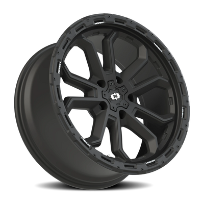 Vision Wheel 5-5 SB VIS KORUPT 5x5.0" Satin Black Wheel