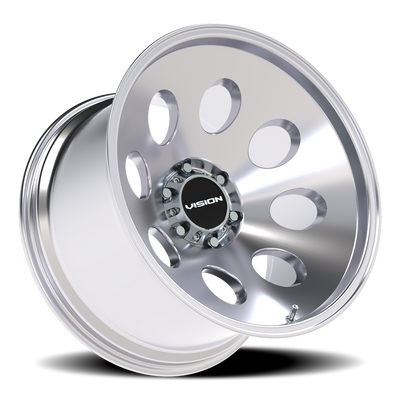 Vision Wheel 6-Lug 5.5-inch Polished MIDWAY Wheel Rim