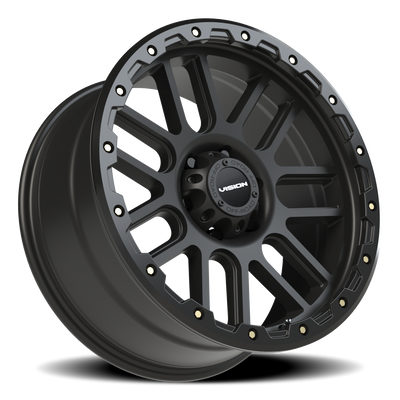 Vision Wheel 6x5.5 Matte Black VIS Nemesis Aluminum Wheel