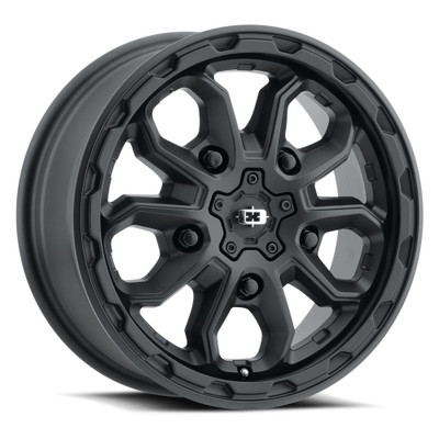 Vision Wheel 6-130 SB Korupt – 6-Lug Satin Black Wheel